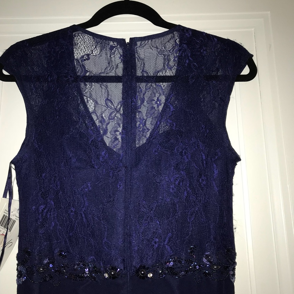 Navy Never Worn Gown With Tags - Picture 3 of 4